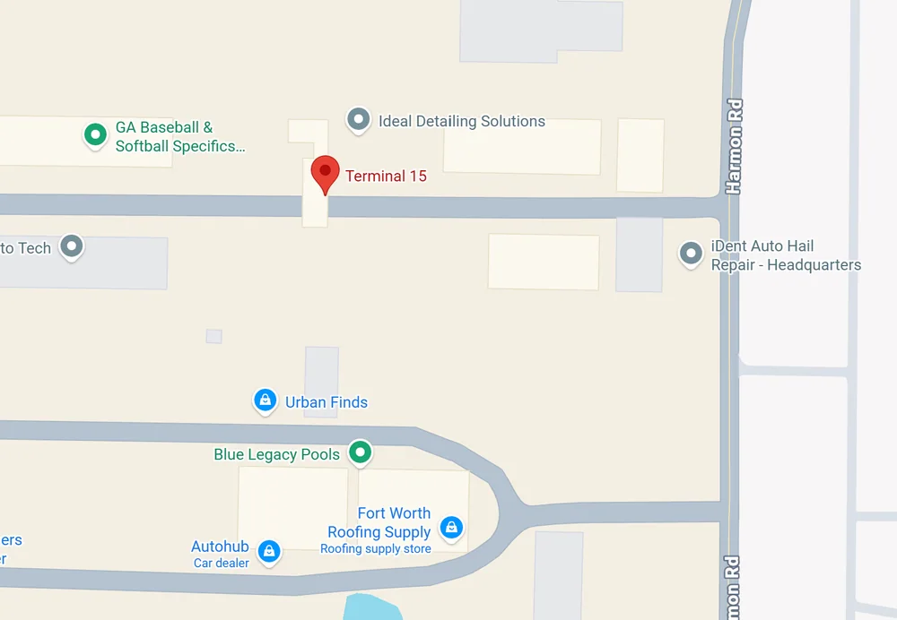 Terminal 15 Autocare location map